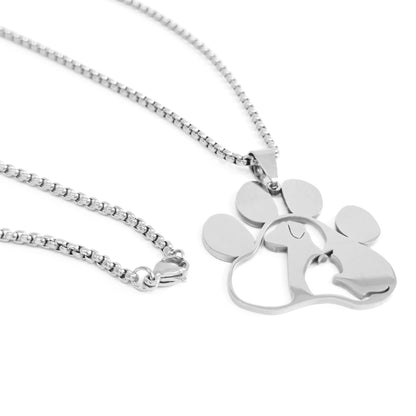 Pet Tribute Steel Pendant | Necklace