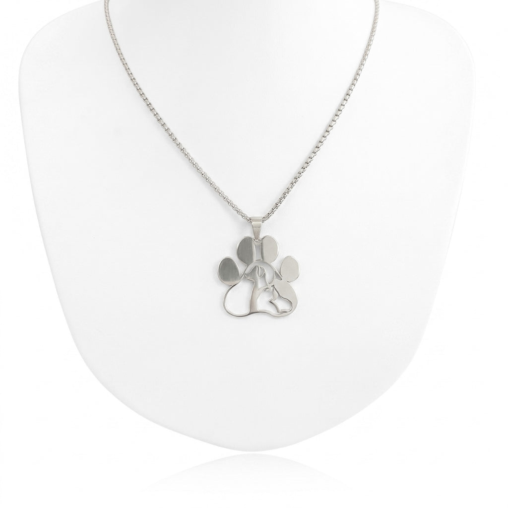 Pet Tribute Steel Pendant | Necklace