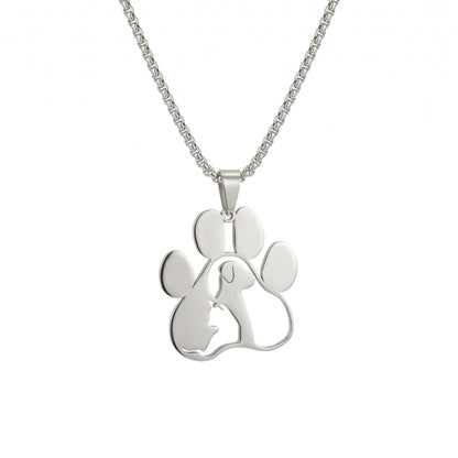 Pet Tribute Steel Pendant | Necklace