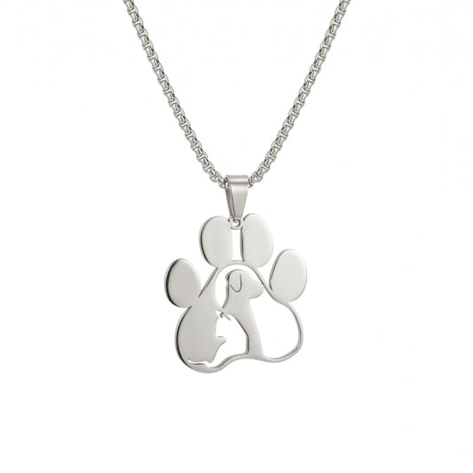 Pet Tribute Steel Pendant | Necklace