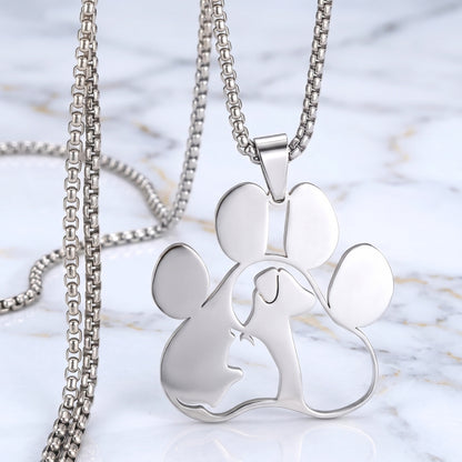 Pet Tribute Steel Pendant | Necklace