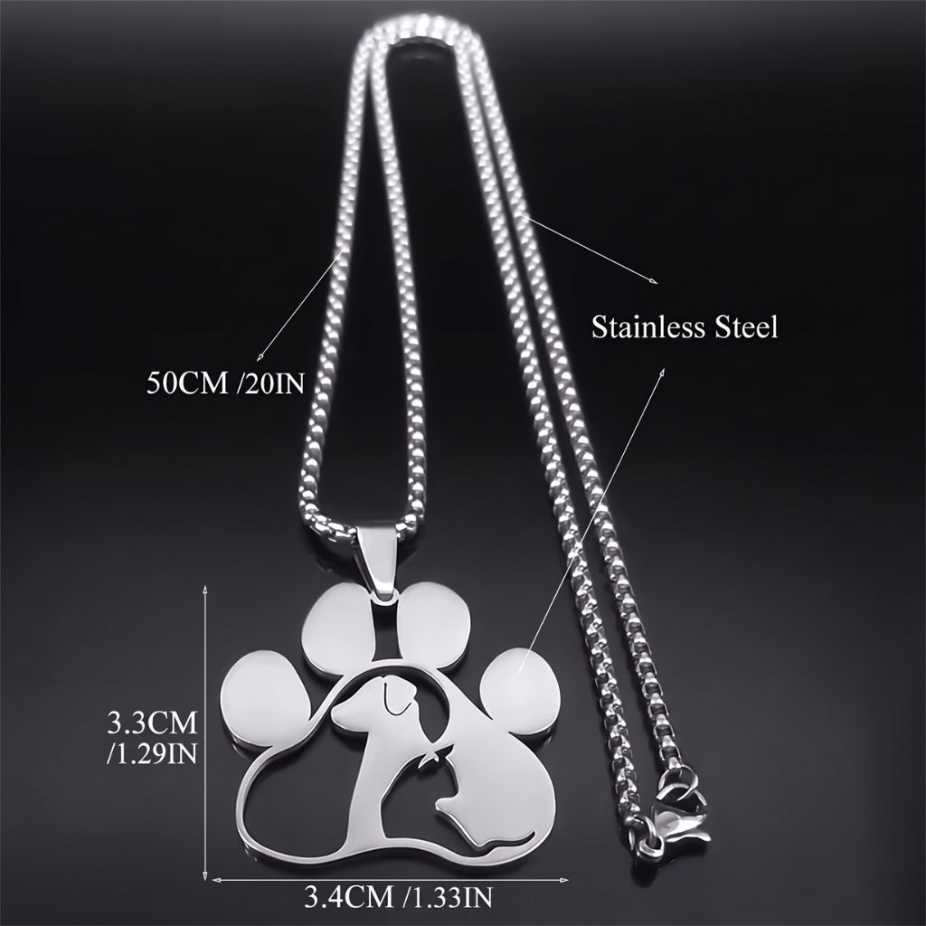 Pet Tribute Steel Pendant | Necklace