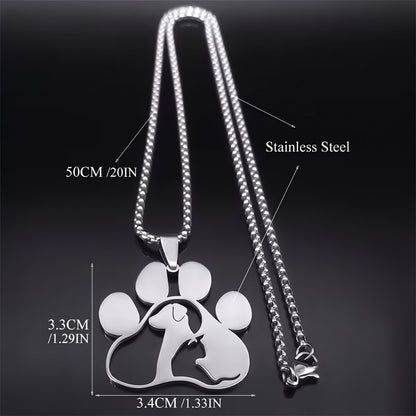 Pet Tribute Steel Pendant | Necklace
