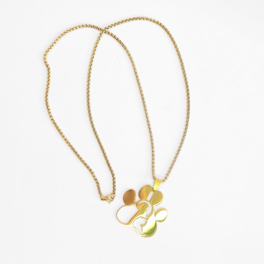 Pet Love Paw Print Necklace