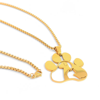Pet Love Paw Print Necklace