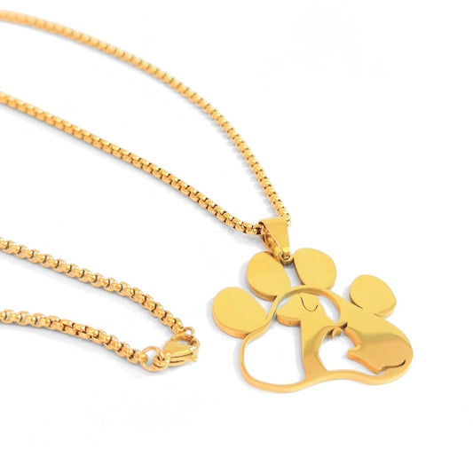 Pet Love Paw Print Necklace