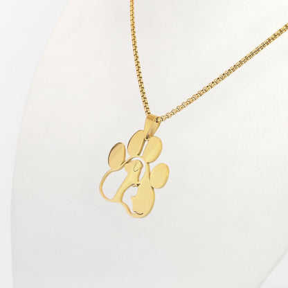 Pet Love Paw Print Necklace