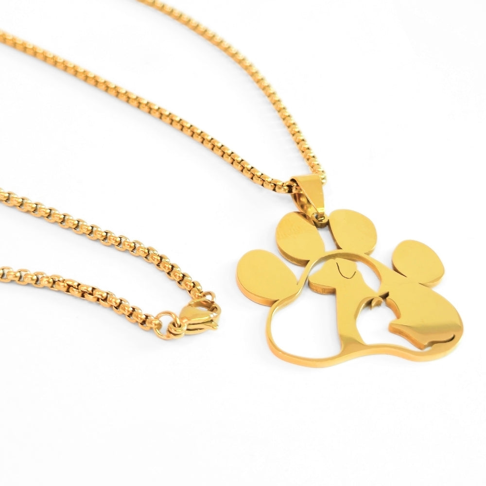 Pet Love Paw Print Necklace