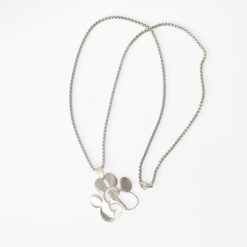 Pet Love Paw Print Necklace