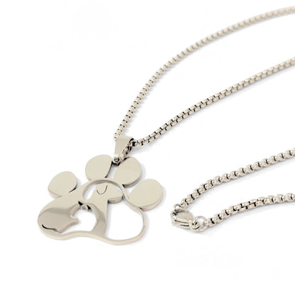 Pet Love Paw Print Necklace