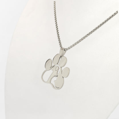 Pet Love Paw Print Necklace