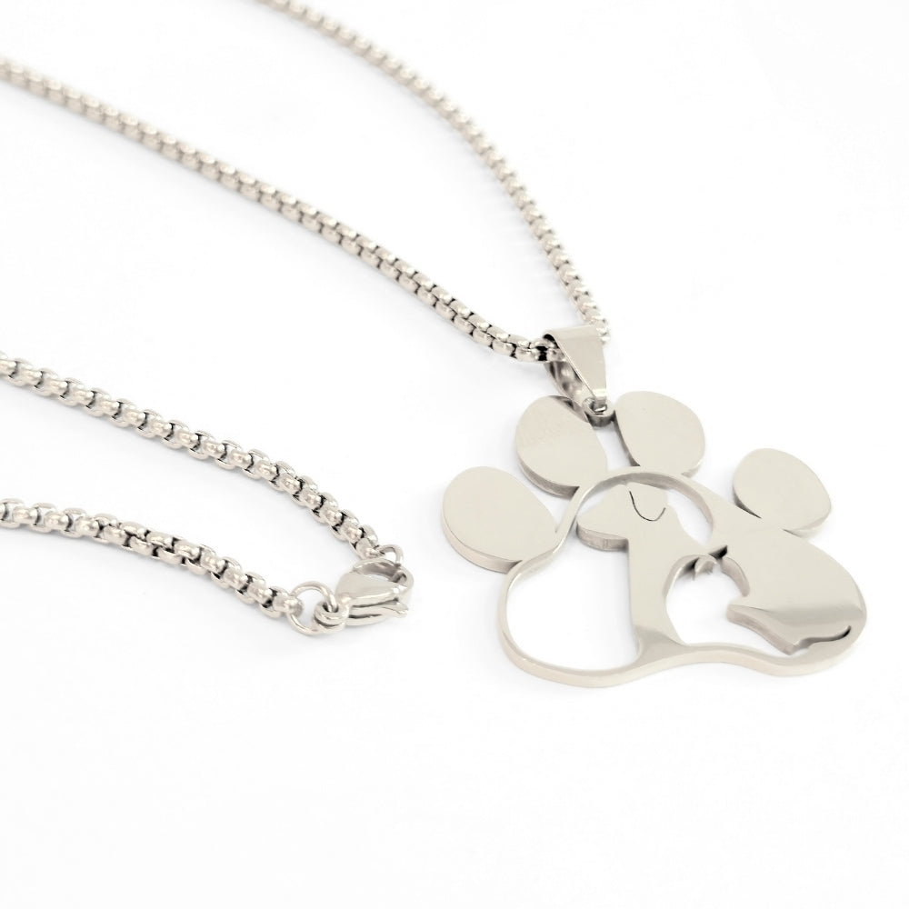 Pet Love Paw Print Necklace