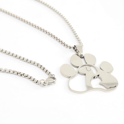 Pet Love Paw Print Necklace