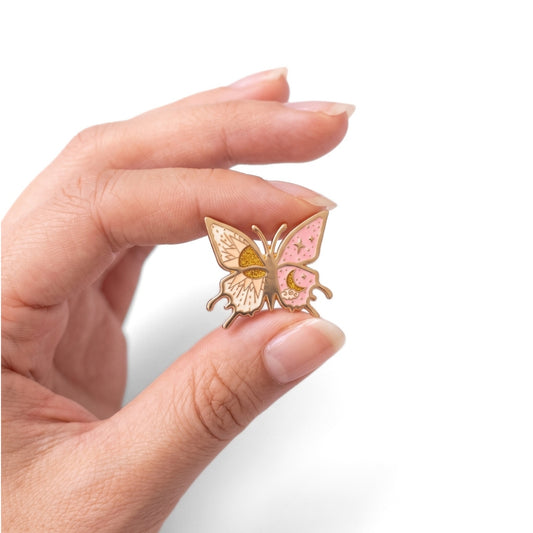 Pink Celestial Butterfly | Collectible Pin