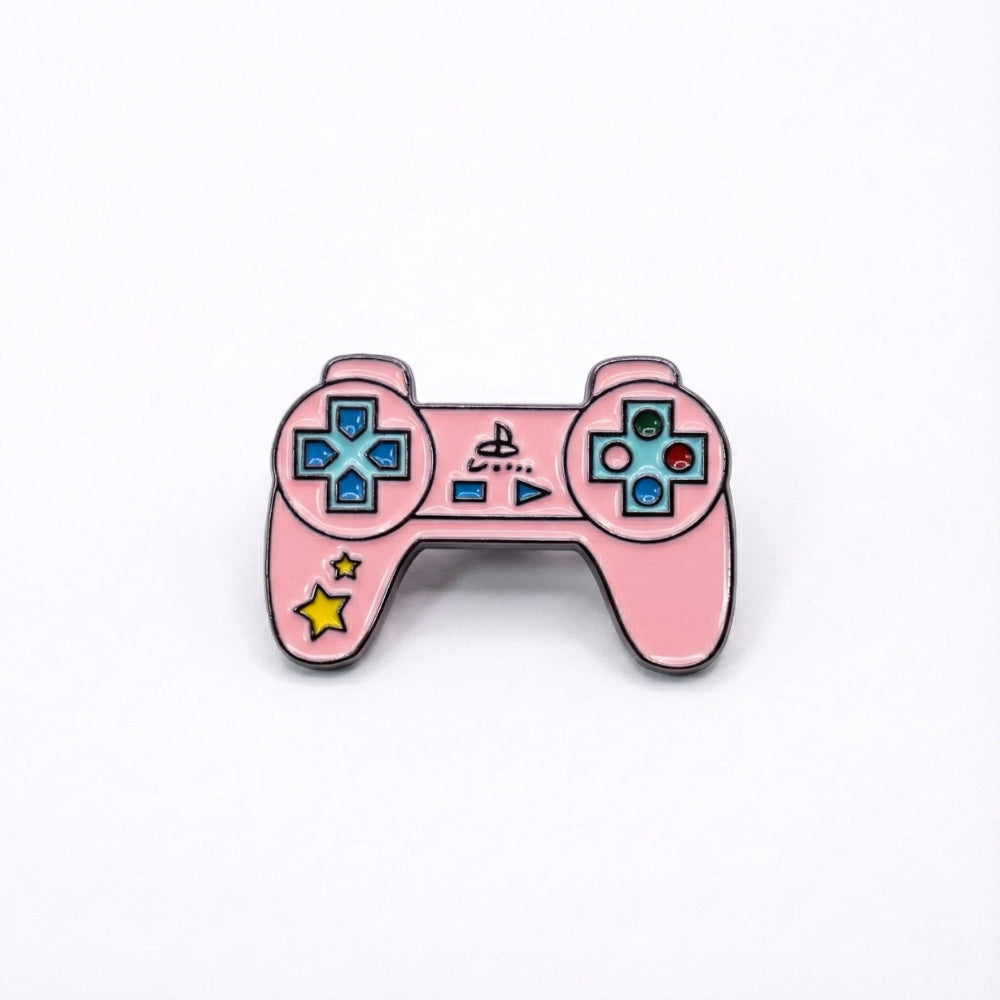 Retro PlayStation Controller (Pink) - Collectible Pin