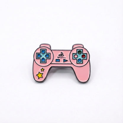 Retro PlayStation Controller (Pink) - Collectible Pin
