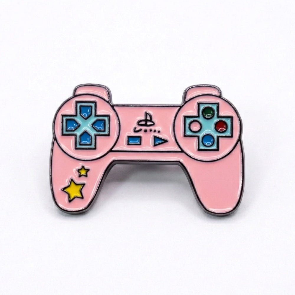 Retro PlayStation Controller (Pink) - Collectible Pin