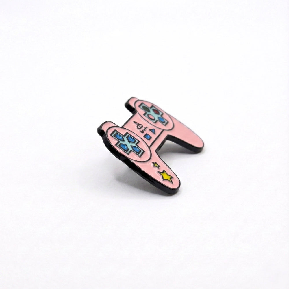 Retro PlayStation Controller (Pink) - Collectible Pin