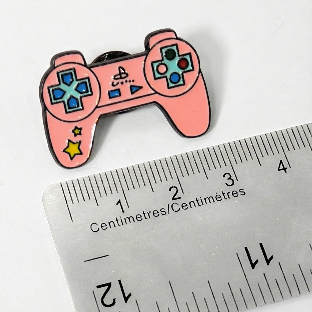 Retro PlayStation Controller (Pink) - Collectible Pin