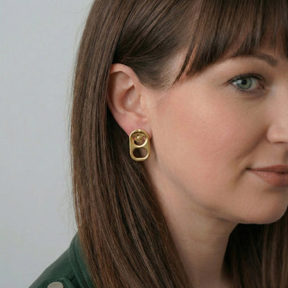 Pop Tab Stainless Steel Studs | Earrings