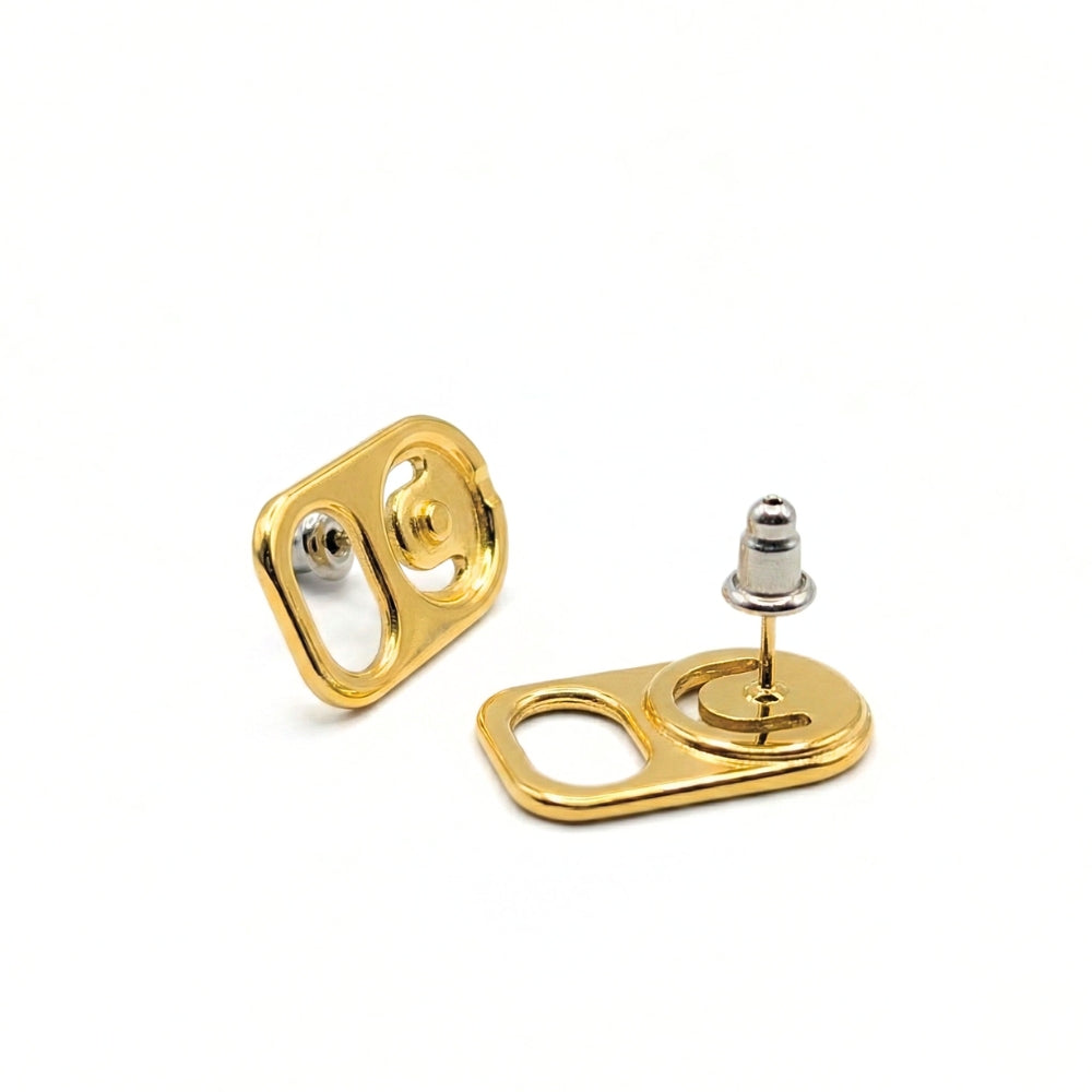 Pop Tab Stainless Steel Studs | Earrings
