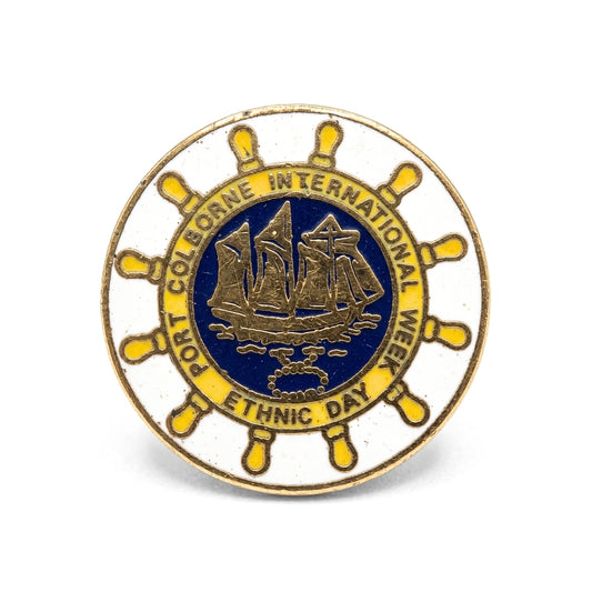 Port Colborne International Week - Ethnic Day [Vintage] | Collectible Pin