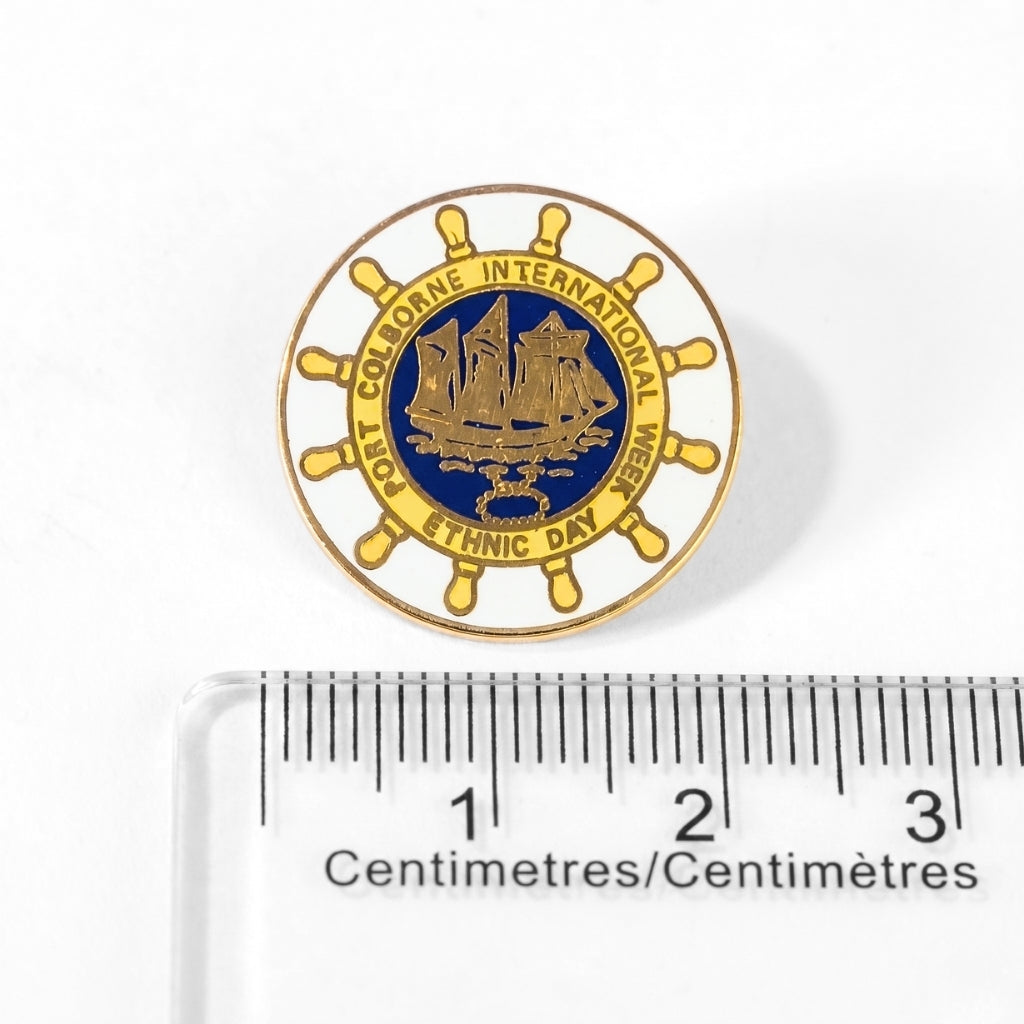 Port Colborne International Week - Ethnic Day [Vintage] | Collectible Pin