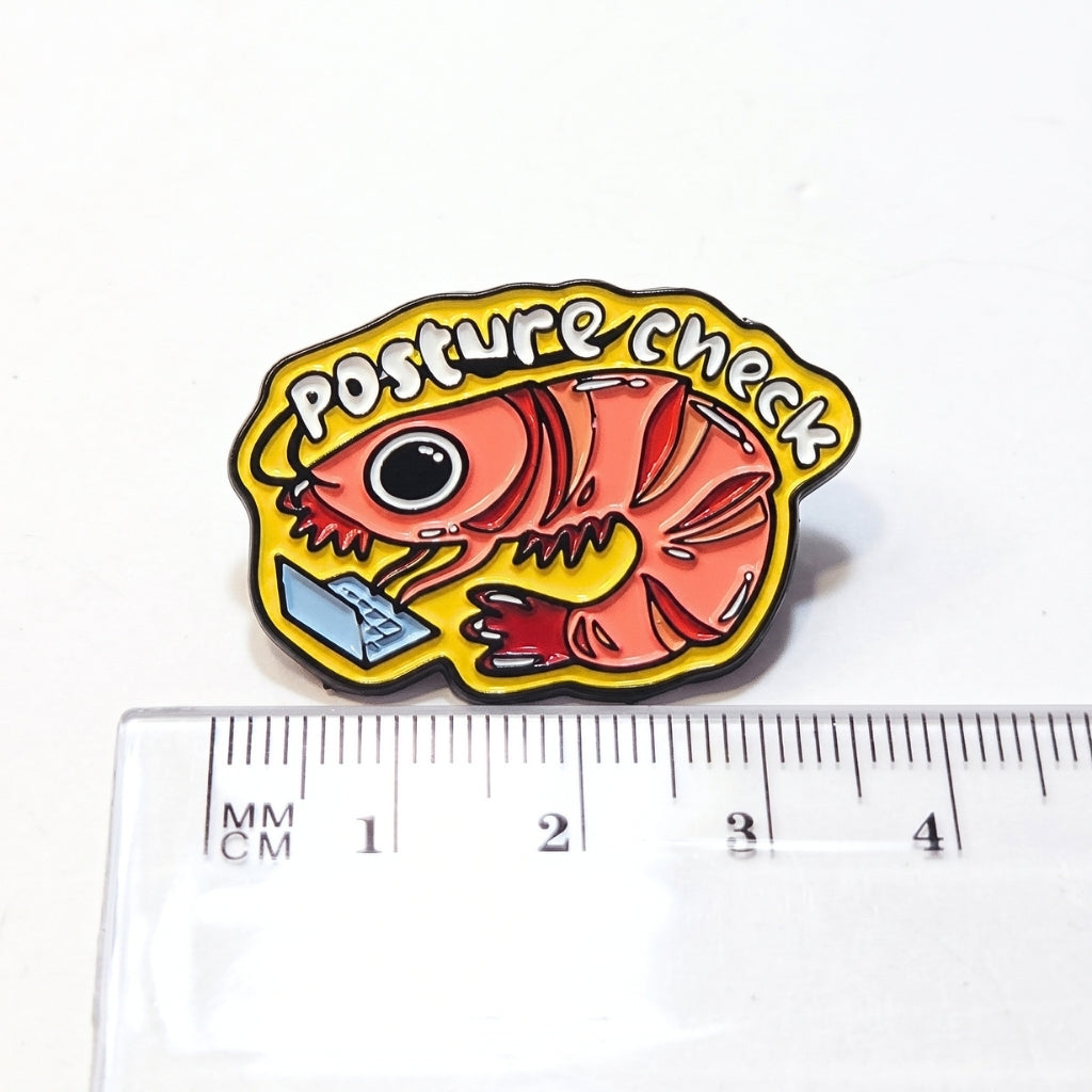 Posture Check | Collectible Pin