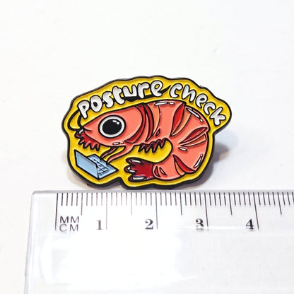 Posture Check | Collectible Pin
