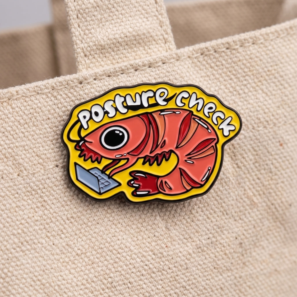 Posture Check | Collectible Pin
