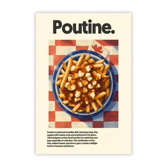 Poutine (A Canadian Heritage) | Canvas Art Print