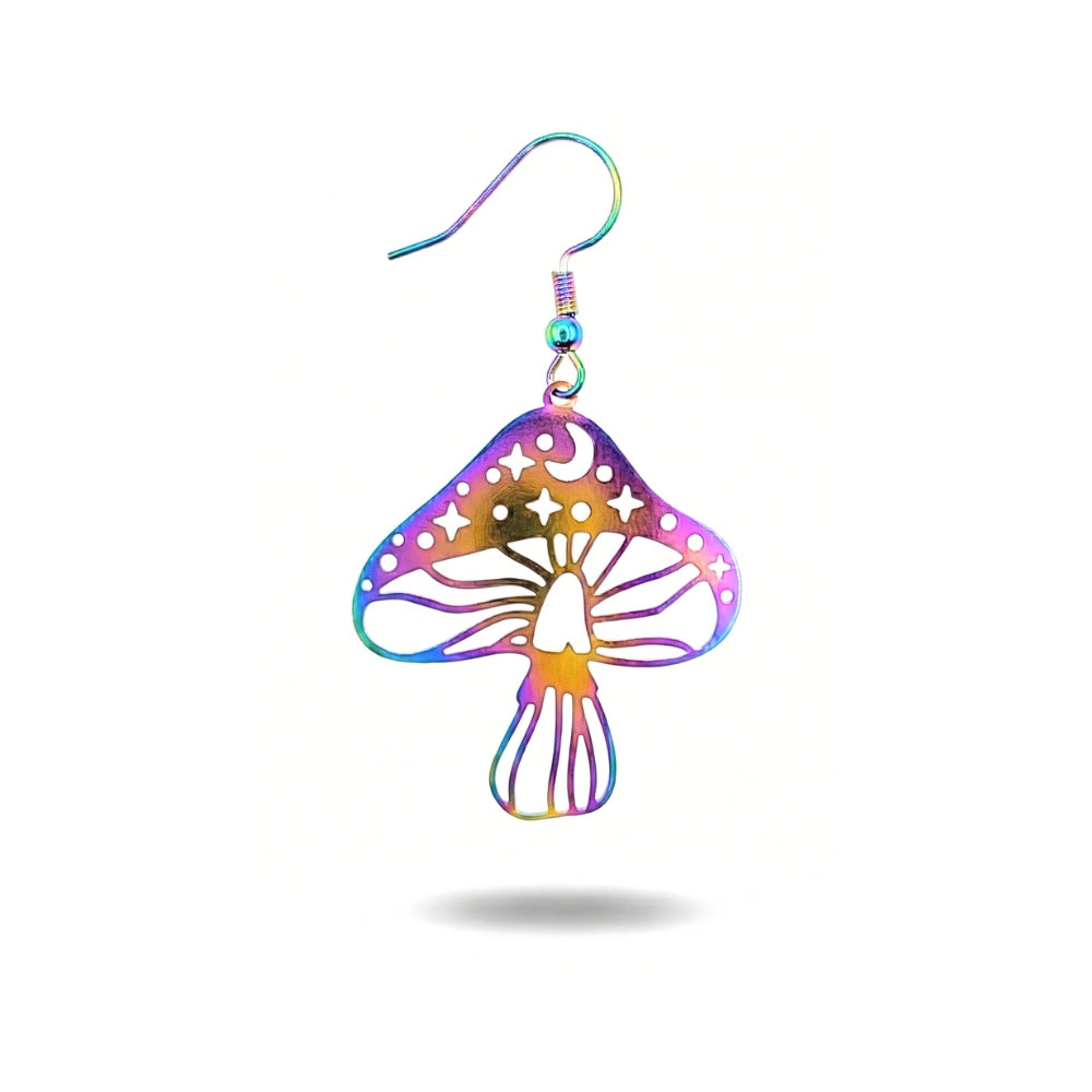 Champignons psychédéliques | Boucles d'oreilles