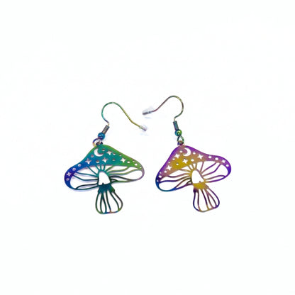 Champignons psychédéliques | Boucles d'oreilles