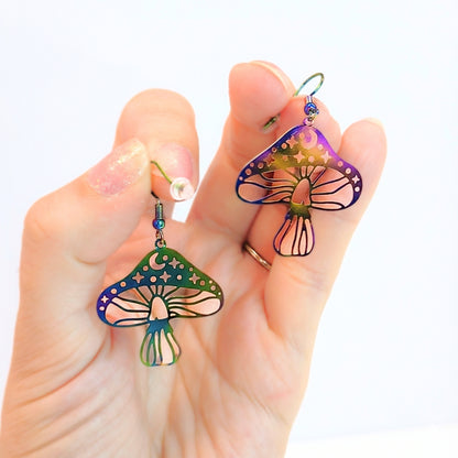Champignons psychédéliques | Boucles d'oreilles