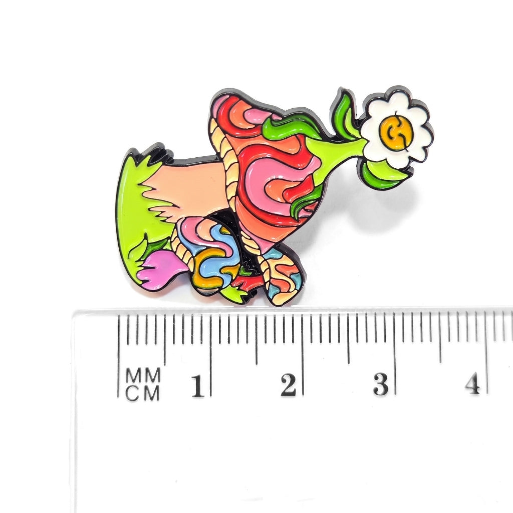 Psychedelic Mushroom Love | Collectible Pin