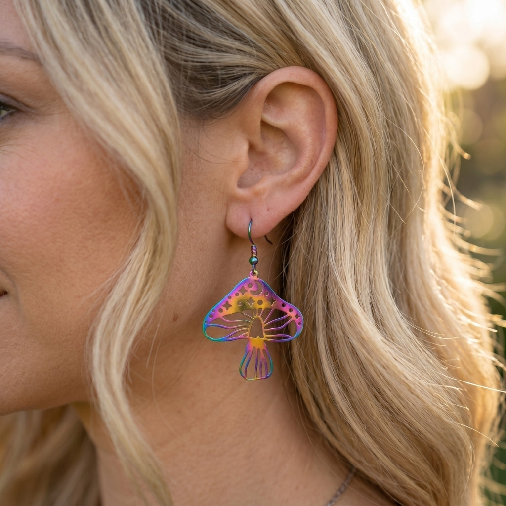 Psychedelic Mushrooms | Earrings
