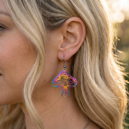 Psychedelic Mushrooms | Earrings