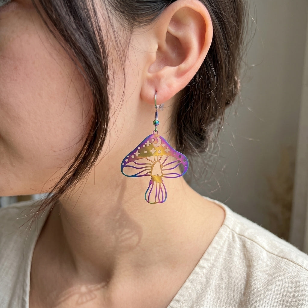 Psychedelic Mushrooms | Earrings