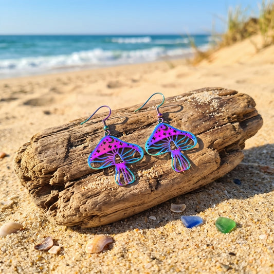 Psychedelic Mushrooms | Earrings