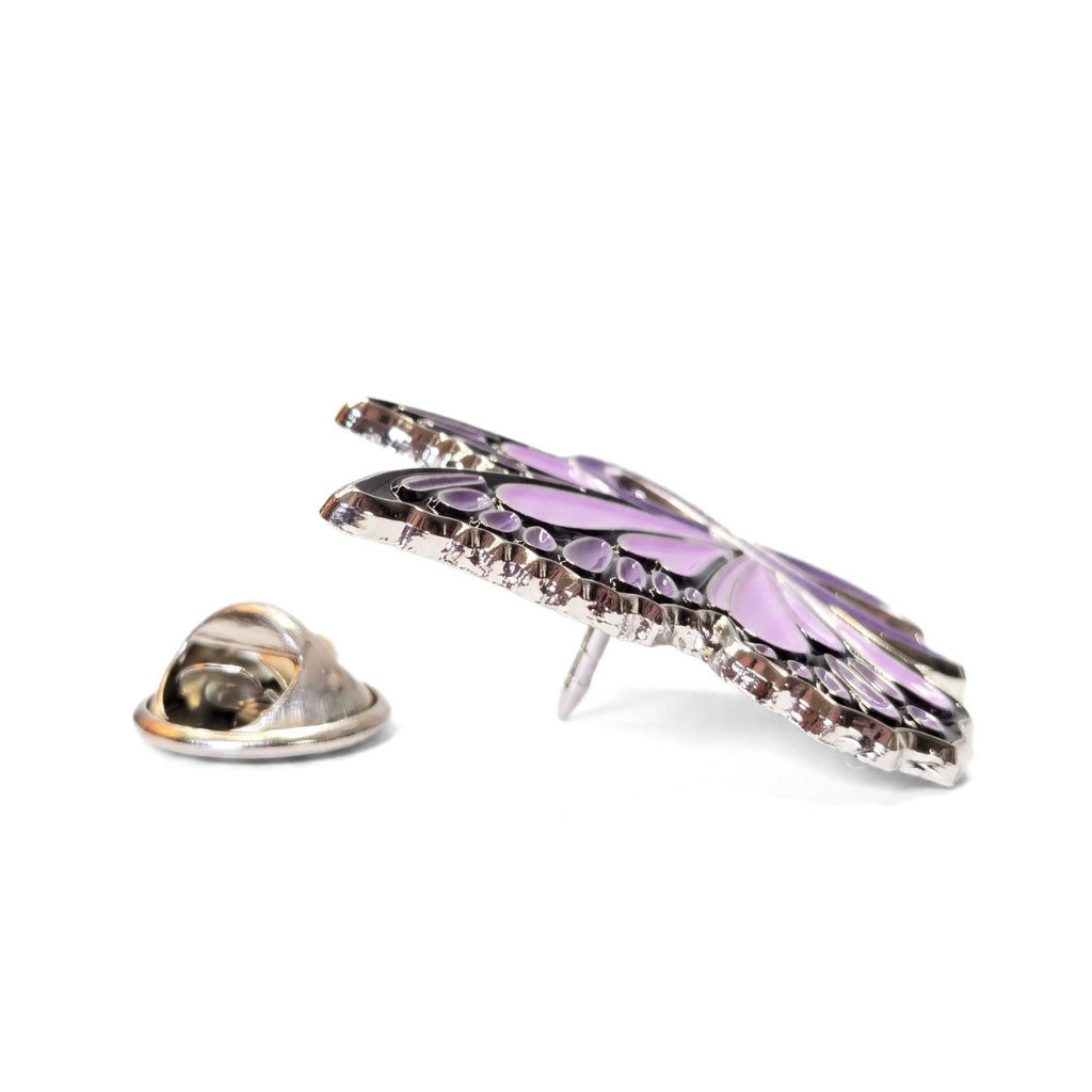 Purple Awareness Ribbon Butterfly | Collectible Pin