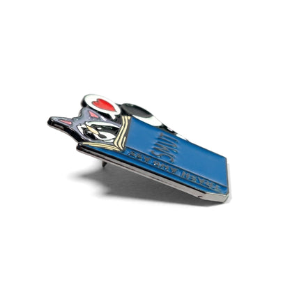 Raccoon Reading Smut | Collectible Pin