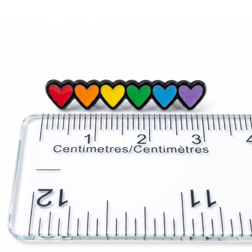Rainbow Hearts | Collectible Pin