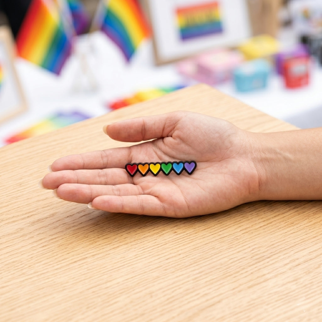 Rainbow Hearts | Collectible Pin