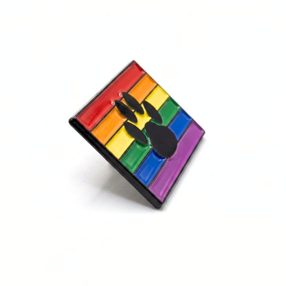 Paw Print Rainbow Flag | Collectible Pin