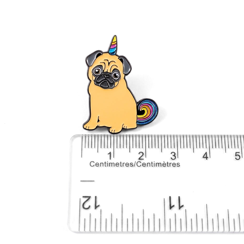 Rainbow Unicorn Pug | Collectible Pin