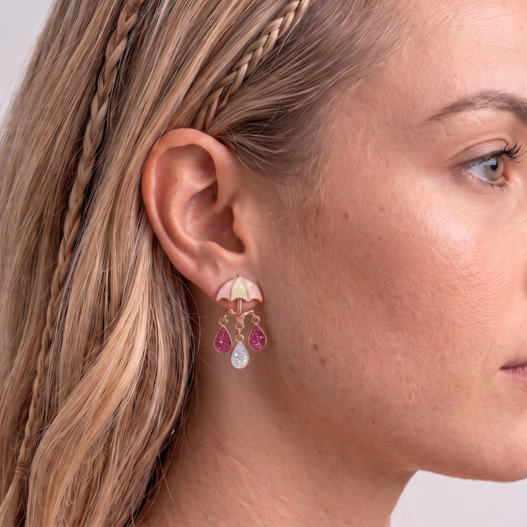 Rainy Days in Pink | Earrings