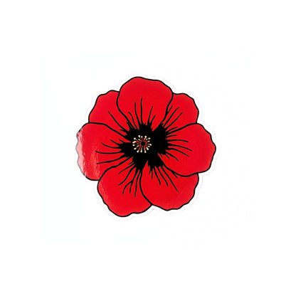 Remembrance Poppy | Vinyl Sticker