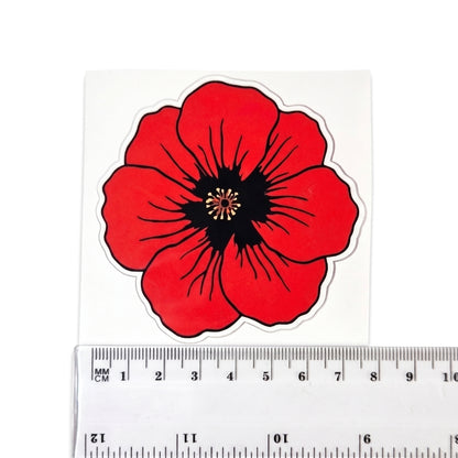 Remembrance Poppy | Vinyl Sticker