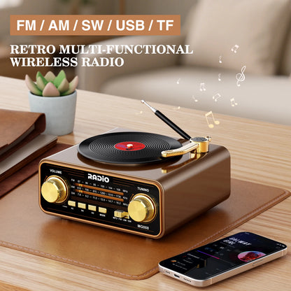 Retro-Style Bluetooth Speaker & Radio