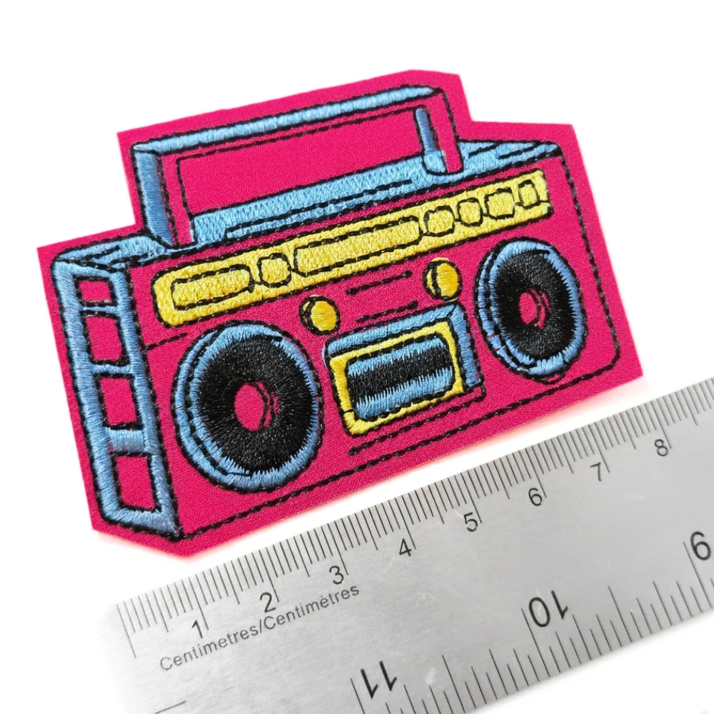 Retro Boombox | Embroidered Patch